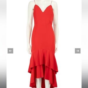 Alice + Olivia Red Midi/Full Length Dress